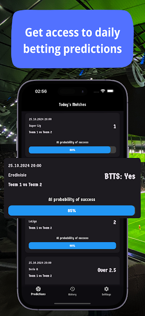 BetLogic AI: Daily predictions Screenshot 1