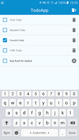 RNTodoApp Screenshot 3