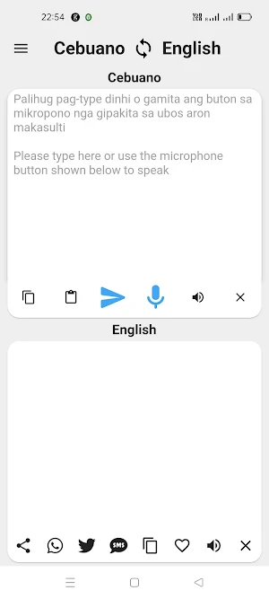 Cebuano To English Translator Screenshot 0