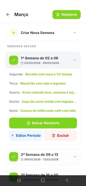 Per capita - Merenda Escolar Screenshot 2