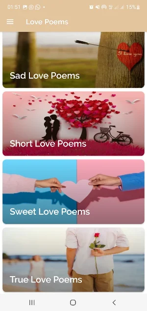 Love Poems Screenshot 1