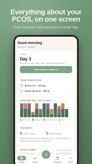 PCOS Tracker & Symptoms: Amaya Screenshot 0