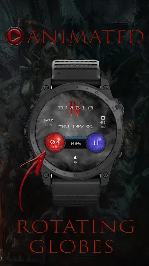 Diablo Watch Face Screenshot 1