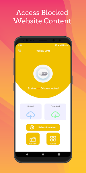 Yellow VPN - Fast VPN & Secure Service Screenshot 0