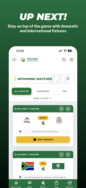 Official Cricket South Africa Screenshot 2