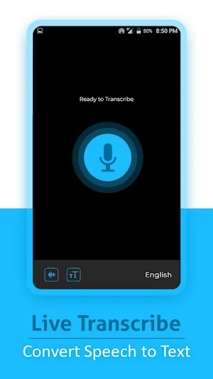 live transcribe - speech to text converter Screenshot 1