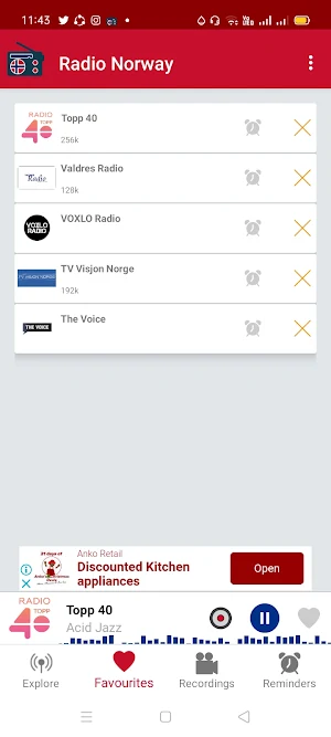 Radio Norway: Stream FM Music Screenshot 2