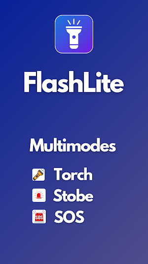 FlashLite: Flashlight & Strobe Screenshot 0