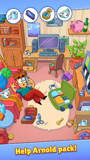 Meet Arnold: Hidden Objects Screenshot 1