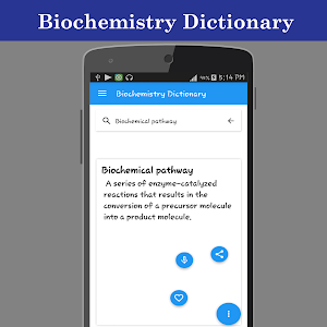 Biochemistry Dictionary Screenshot 2