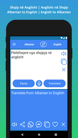 Albanian English Translator Screenshot 1