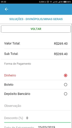Força de Vendas One Soluções Screenshot 2