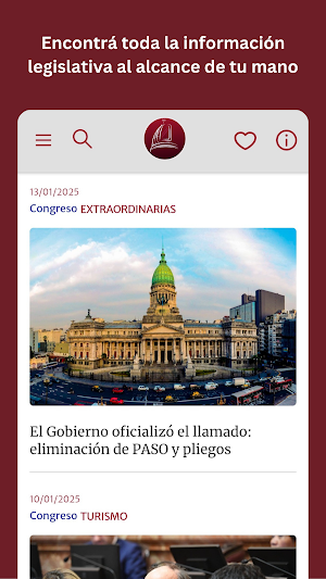 Appdate Legislativo Screenshot 0