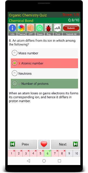 Organic Chemistry Quiz Screenshot 3