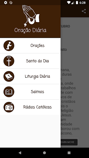 Oração Diária - Santo do Dia Screenshot 0