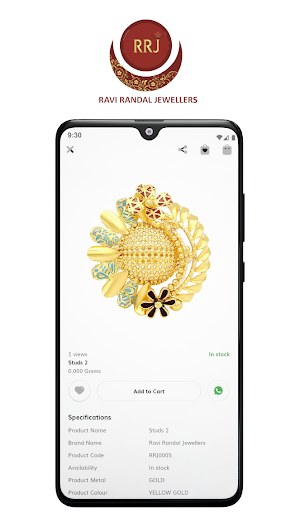 Ravi Randal Jewellers Screenshot 2
