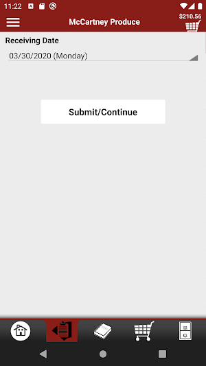 McCartney Produce Checkout Screenshot 1