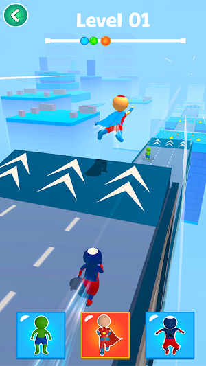 Superhero Shape Transform Race Screenshot 1