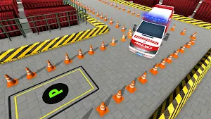 Ambulance hospital parking: city rescue driving Screenshot 1