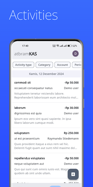 Kas - Buku keuangan komunitas Screenshot 3