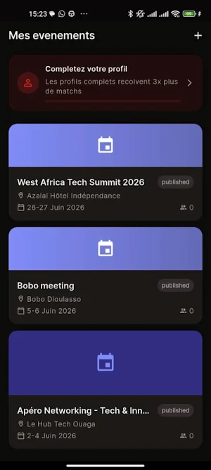 EventLive Screenshot 1