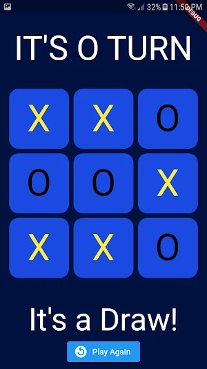 Tic Tac Toe game | 2 players Screenshot 2
