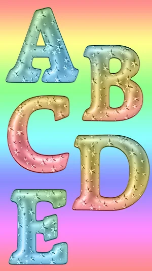 Fancy Alphabet Stickers For WhatsApp WAStickersApp Screenshot 0