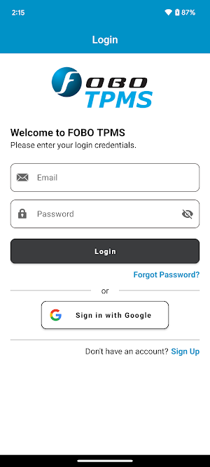FOBO TPMS Screenshot 0