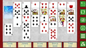 HomeRun V+, card solitaire - tournament edition. Screenshot 3