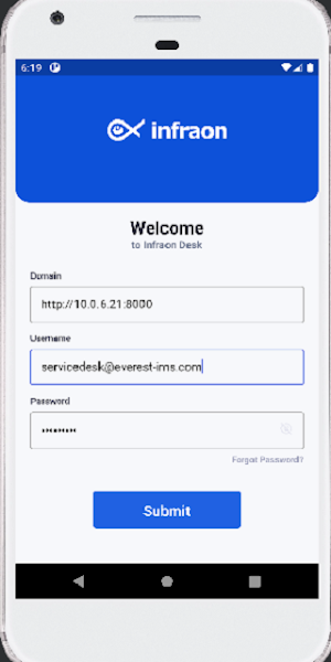 InfraonDesk Screenshot 0