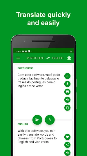 Portuguese English Translator : free & offline Screenshot 3