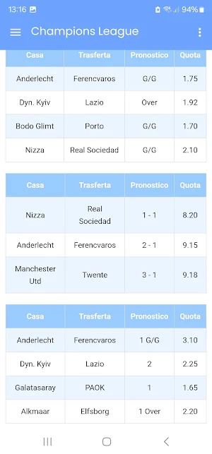 Sbancomat Football Predictions Screenshot 3