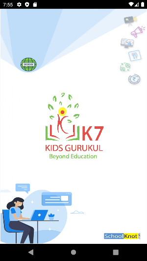 K7 Kids Gurukul School App Screenshot 1