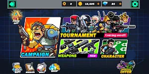 Metal Shooter: Super Soldiers Slug - Shooting Game Screenshot 1