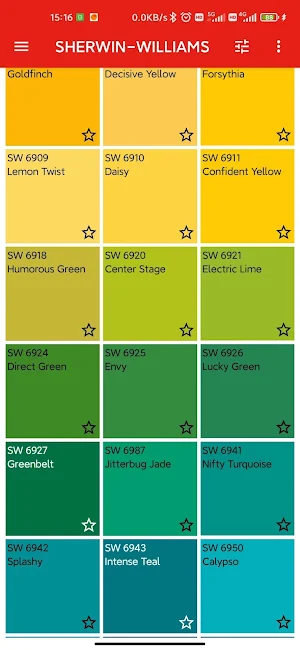 Sherwin-Williams Paint Colors Screenshot 2
