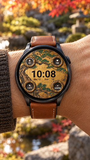 Kikuza Japanese Watch Face Screenshot 1