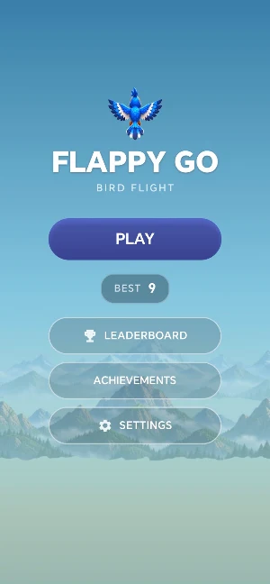 Flappy Go: Bird Flight Screenshot 1