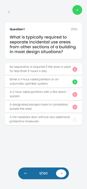 NCIDQ IDEX Practice Test Screenshot 3