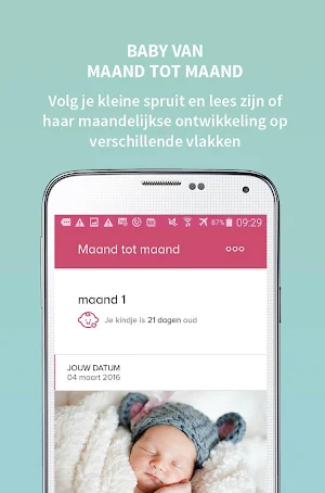 Zwangerschap & baby app Screenshot 1
