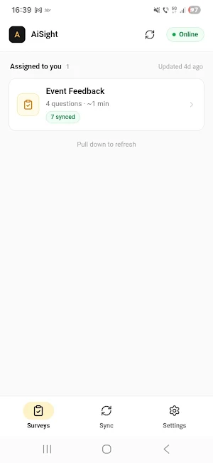 Samplesay Field Screenshot 0