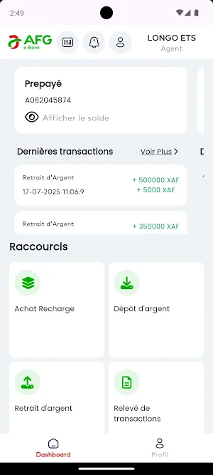 AFG e-Bank Agent Screenshot 0