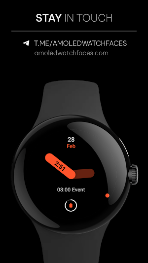MNML Analog: Watch face Screenshot 2