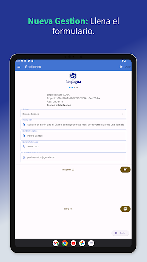 SERPAGUA APP Screenshot 2