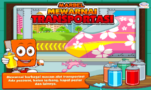 Marbel Mewarnai : Transportasi Screenshot 0