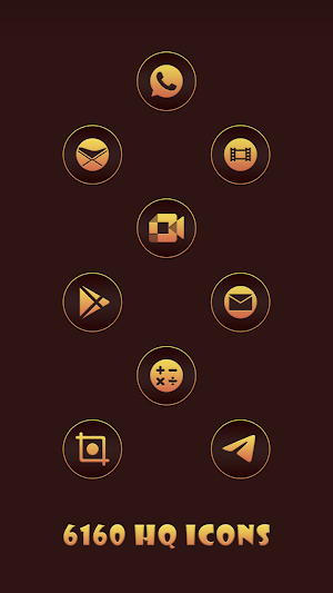 Glorious Maroon Icons Screenshot 2