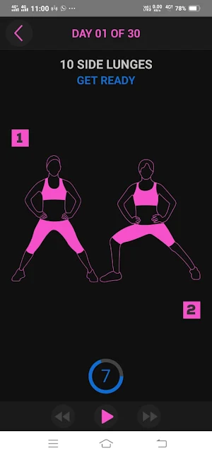 Woman Exercise Screenshot 2