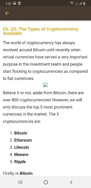 Cryptocurrency Secrets Screenshot 3