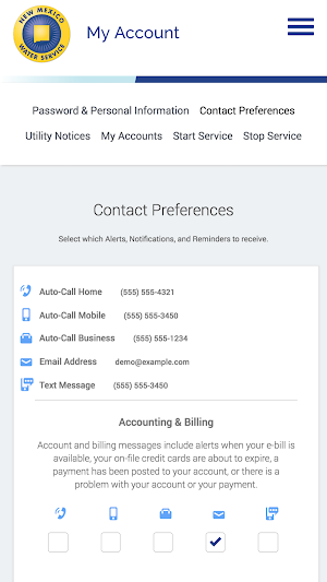 New Mexico Water Service Screenshot 2