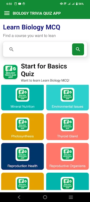 Biology Trivia Quiz App Screenshot 3