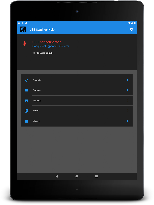 USB SETTINGS HELP Screenshot 3